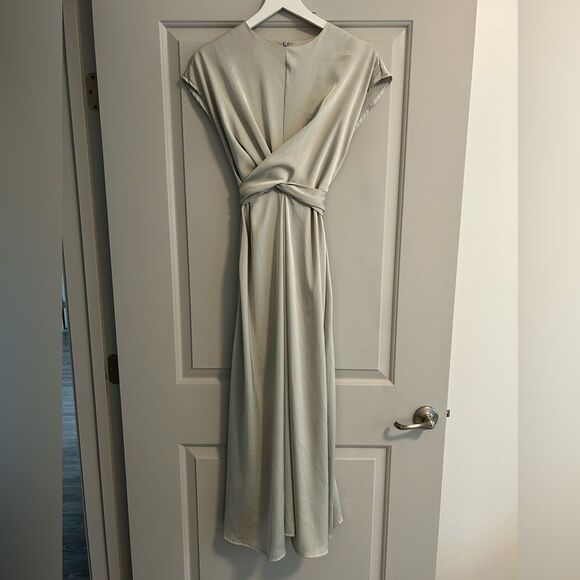 SHEIN Green Wrap Maxi Dress - Picture 5 of 9